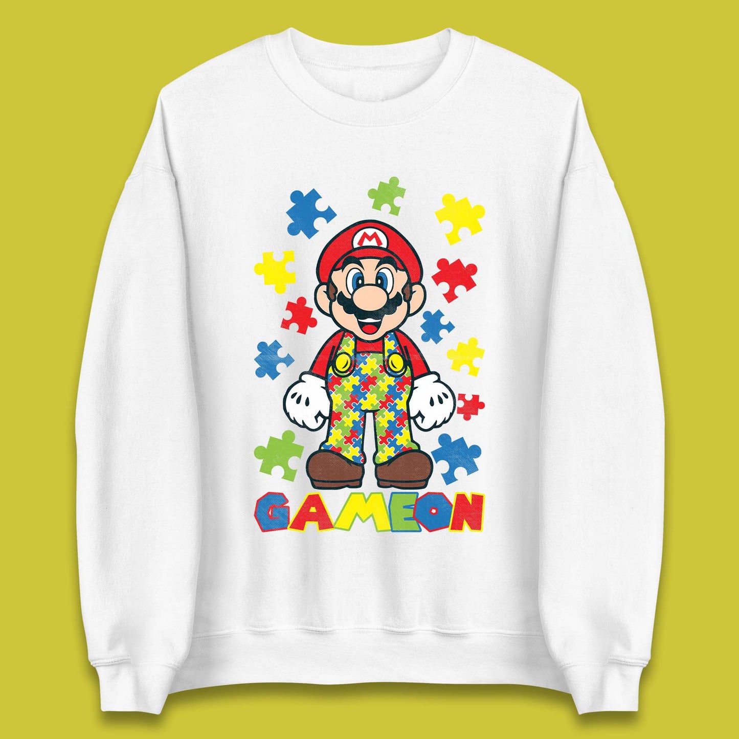 Autism Super Mario Unisex Sweatshirt