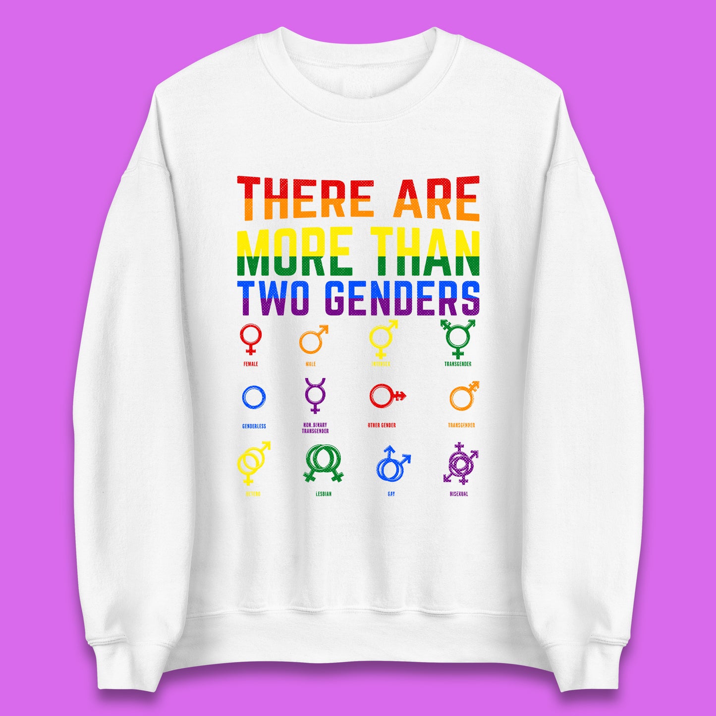 There Are More Than Two Genders Unisex Sweatshirt