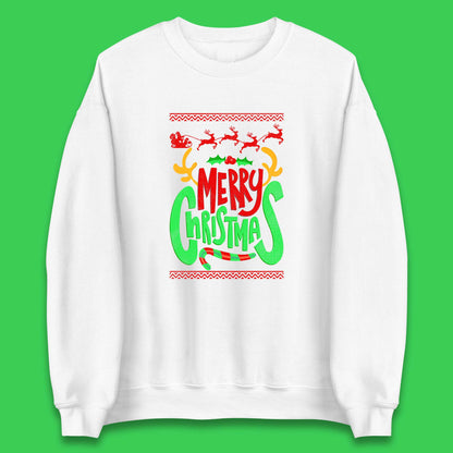 christmas reindeer antlers sweatshirt