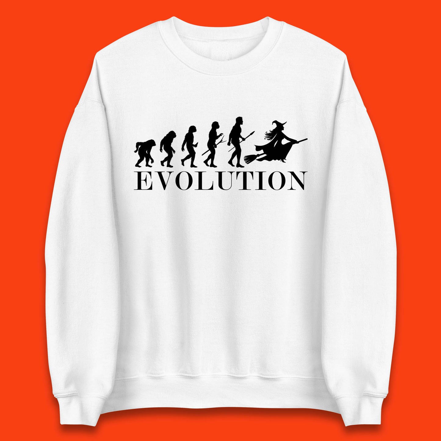 Witch Evolution Halloween Scary Spooky Witch Costume Unisex Sweatshirt