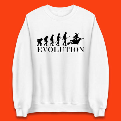 Witch Evolution Halloween Scary Spooky Witch Costume Unisex Sweatshirt