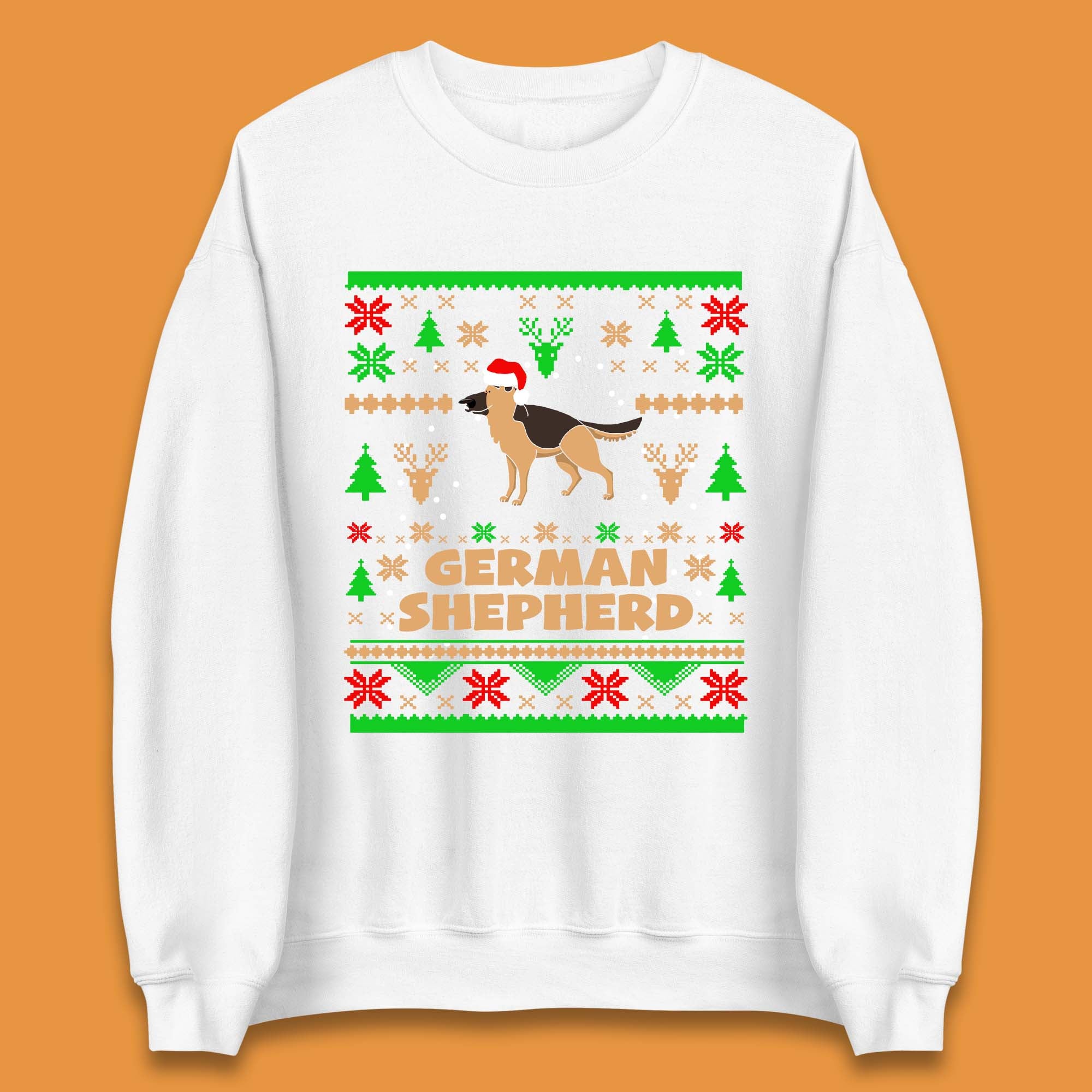German Shepherd Dog Christmas Unisex Sweatshirt