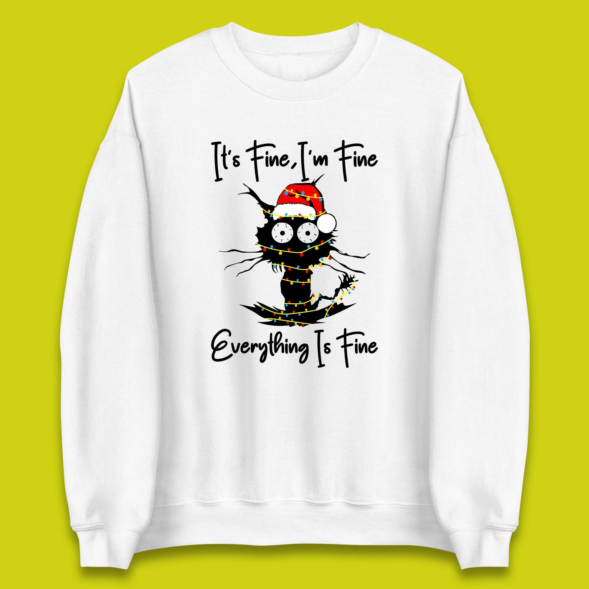 electrocuted cat sweatshirt