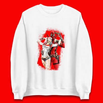 Hot DC Anime Suicide Squad Harley Quinn Deadpool Fanfiction Poster Funny Superheroes DC Comics Deadpool E Quinn Unisex Sweatshirt