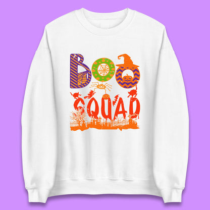 Boo Squad Halloween Matching Costume Horror Boo Crew Unisex Sweatshirt
