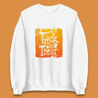 Trick Or Treat Happy Halloween Spooky Season Halloween Vibes Unisex Sweatshirt