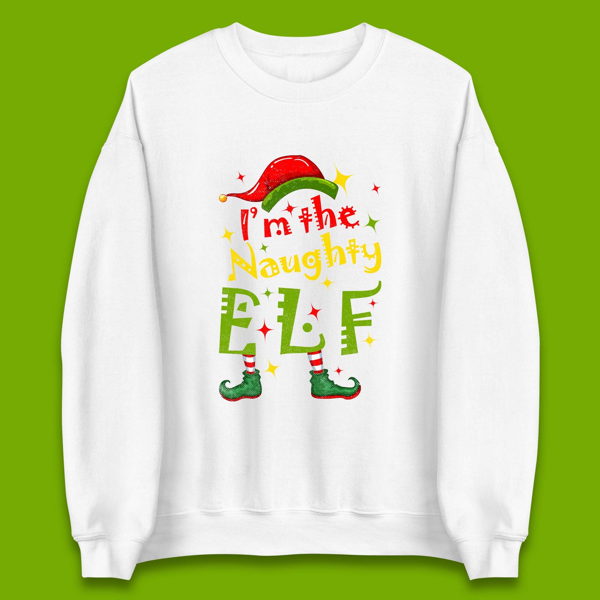 naughty elf sweatshirt