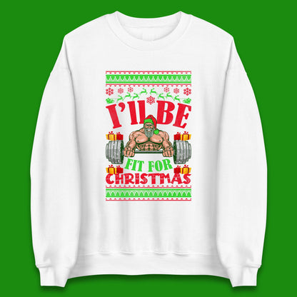 christmas workout sweatshirt