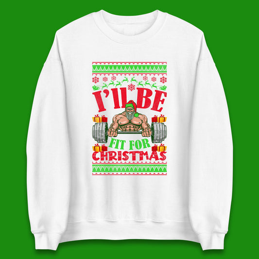 christmas workout sweatshirt