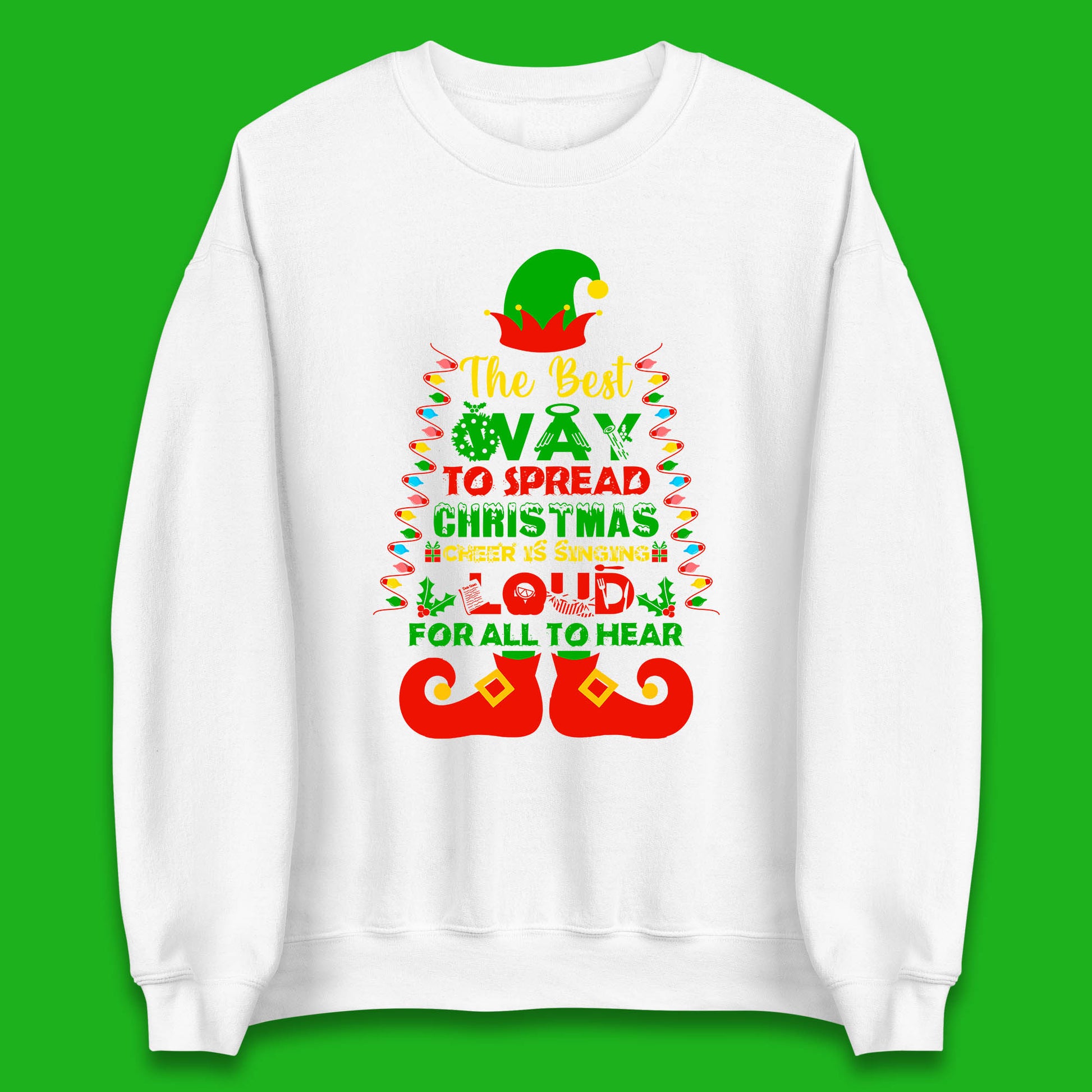 elf christmas sweatshirt