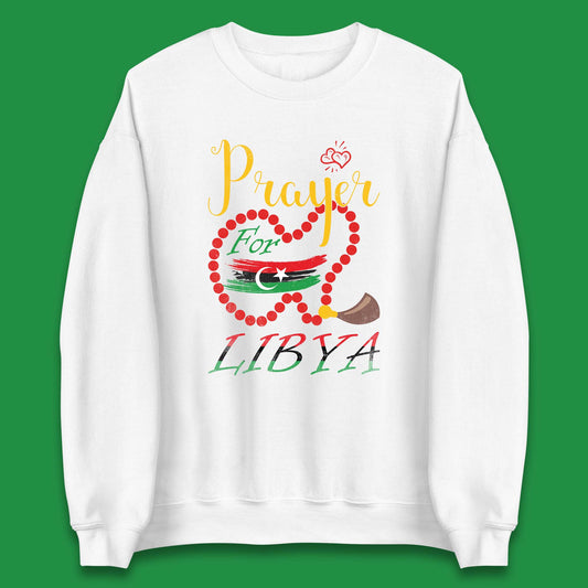 Prayer For Libya Help Libya Flood Solidarity Stand With Libya Unisex Sweatshirt