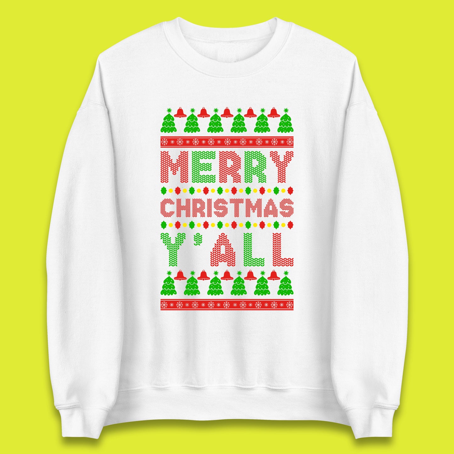 merry christmas y'all sweatshirt