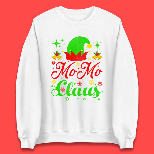 christmas momo claus elf hat sweatshirt
