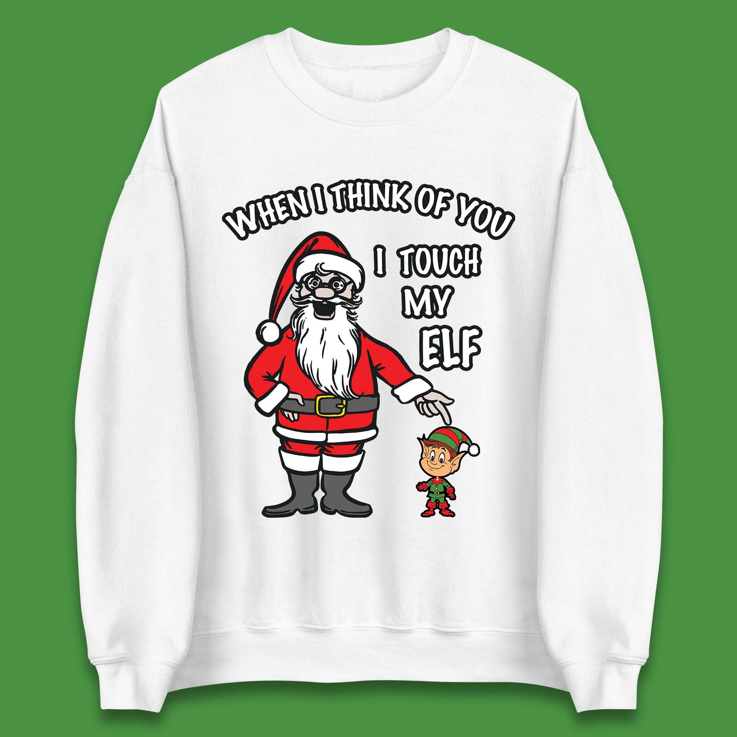 Cheeky Rude Funny Christmas Unisex Sweatshirt
