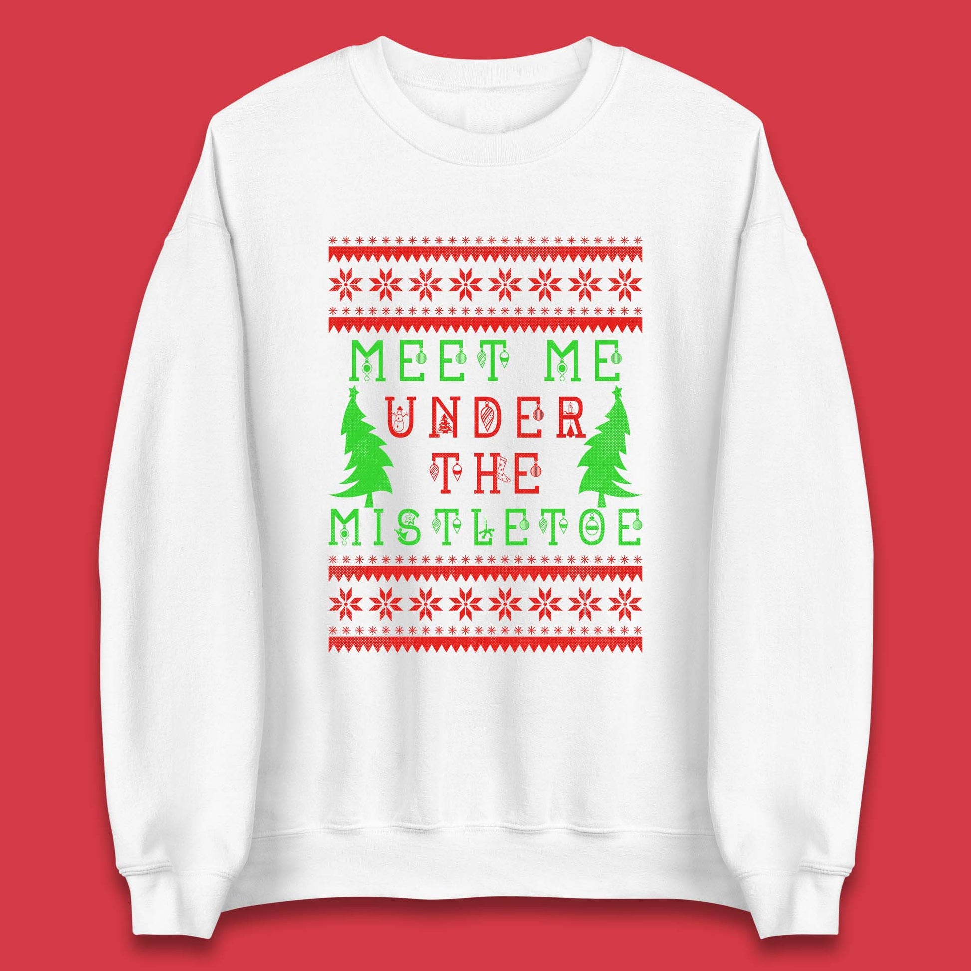 mistletoe christmas sweatshirt