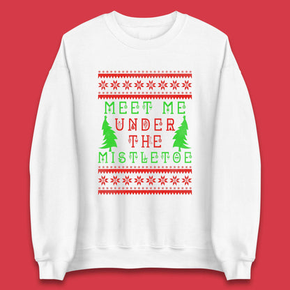 mistletoe christmas sweatshirt