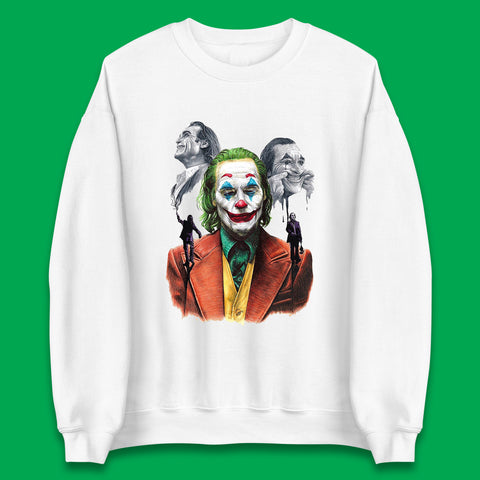 The Joker Why So Serious? Movie Villain Comic Book Character Supervillain Movie Poster Unisex Sweatshirt
