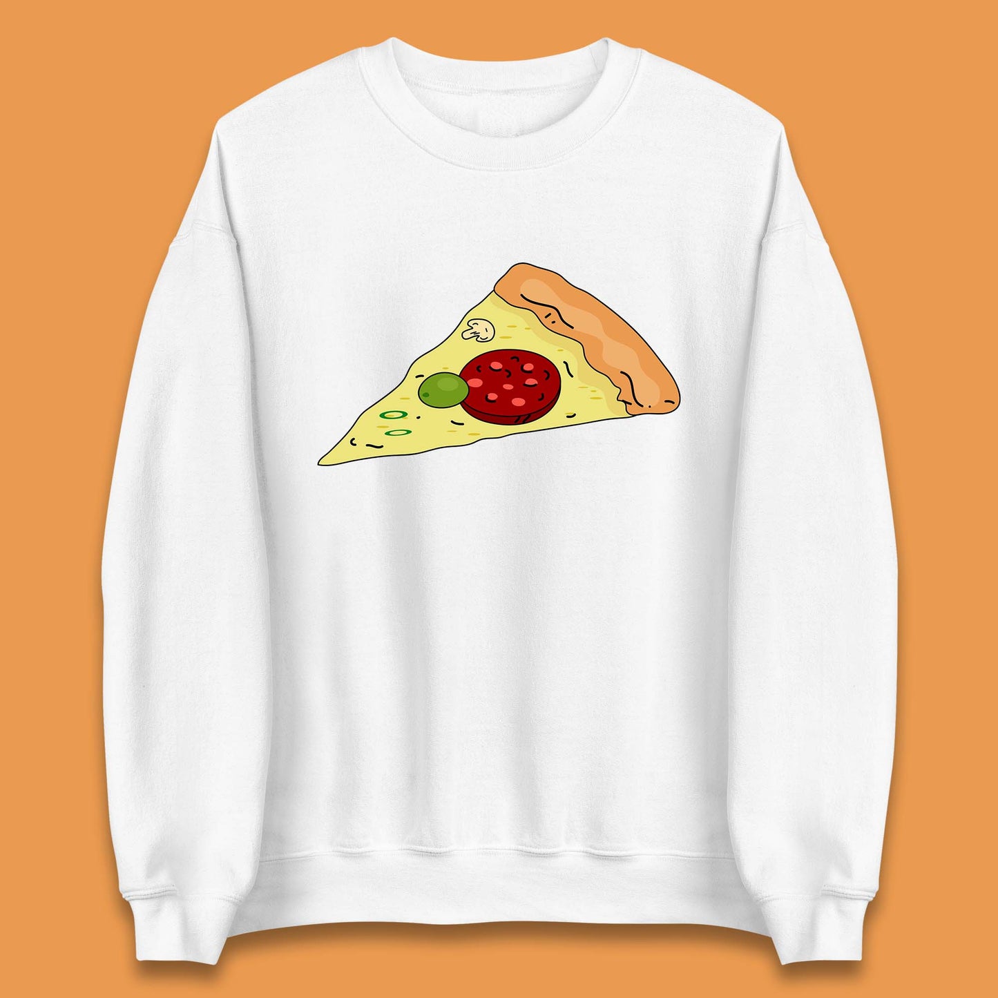 Italian Pizza Slice Pizzaologist Pizza Lover Pizza Holic Pizza Addict Unisex Sweatshirt