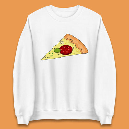 Italian Pizza Slice Pizzaologist Pizza Lover Pizza Holic Pizza Addict Unisex Sweatshirt