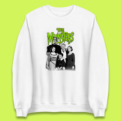 Vintage The Munsters Family TV Series Halloween Frankenstein Horror Scary Unisex Sweatshirt