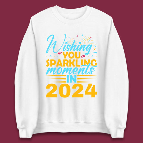 Wishing You Sparkling Moments in 2024 Unisex Sweatshirt