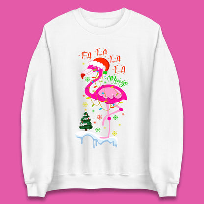 flamingo christmas sweatshirt