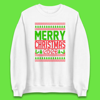 Merry Christmas 2023 Winter Holiday Festive Celebration Xmas Gift Unisex Sweatshirt