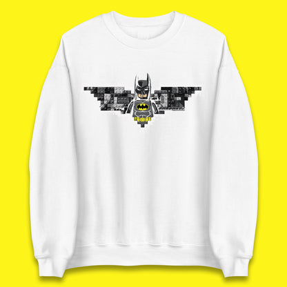 The Lego Batman Movie Superhero Building Bricks Block DC Comics Batman Master Builder Comic Book Character Unisex Sweatshirt