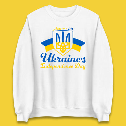 Ukraine's 24 August Ukraine Independence Day Proud Ukrainian Unisex Sweatshirt