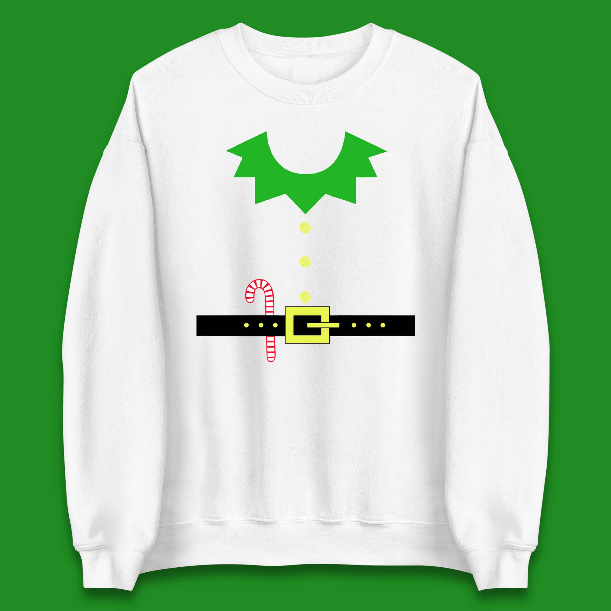 christmas elf costume christmas candy sweatshirt
