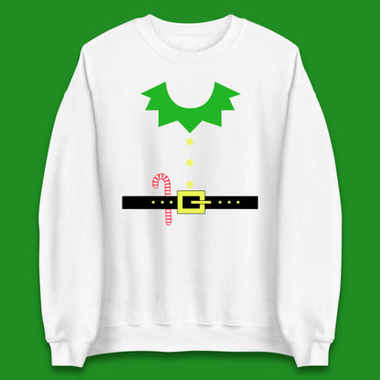 christmas elf costume christmas candy sweatshirt