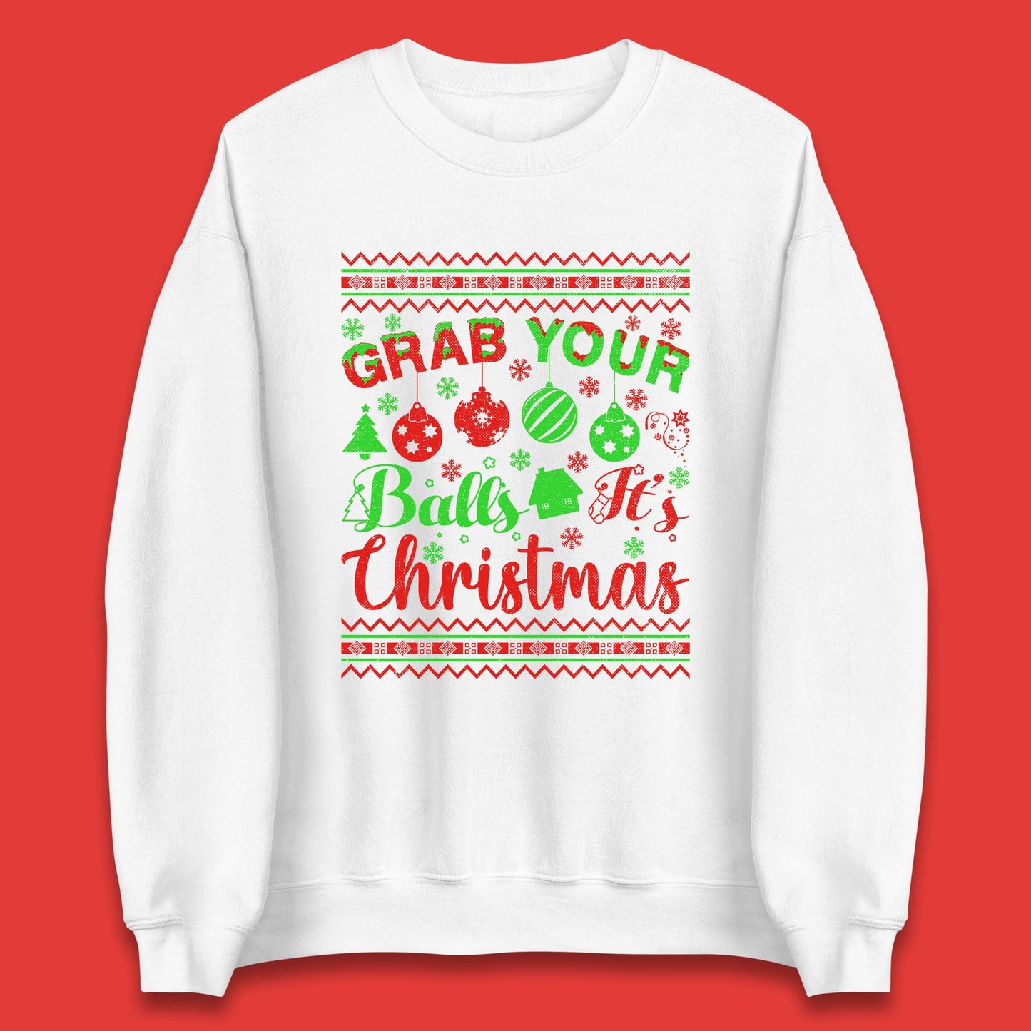 christmas ornament sweatshirt