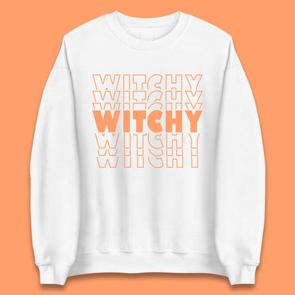 Witchy Halloween Witches Spooky Witch Vibes Witchy Aesthetic Halloween Party Unisex Sweatshirt