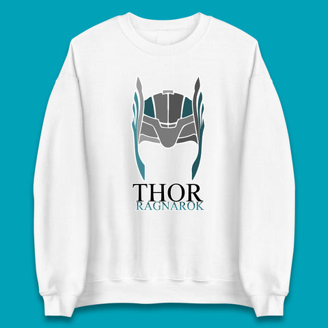 Thor Ragnarok Marvel Avenger Thor Helmet Superhero Movie Character Thor Helmet Ragnarok Unisex Sweatshirt
