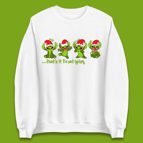 Grinch Stitch Christmas Unisex Sweatshirt
