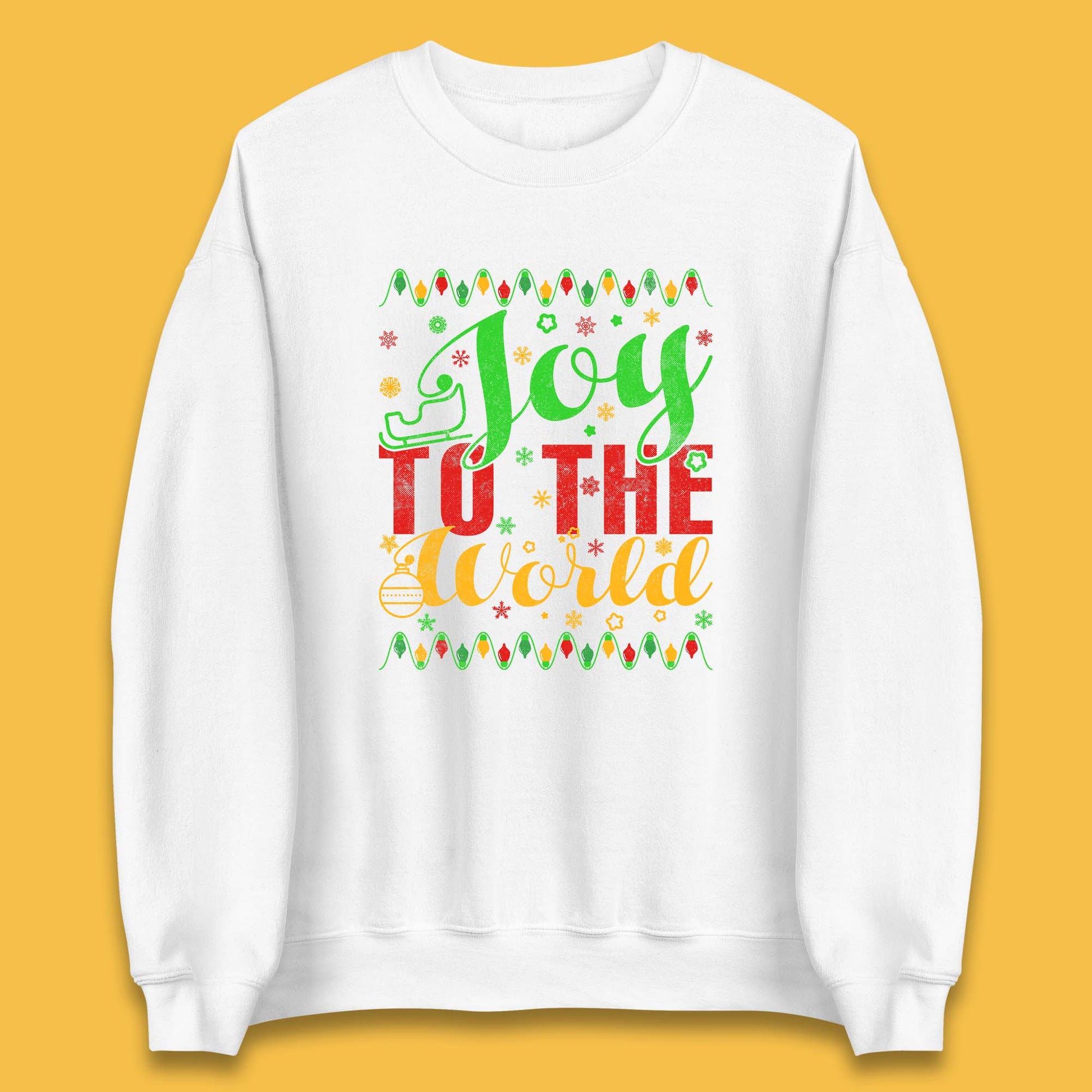 merry christmas joy to the world sweatshirt