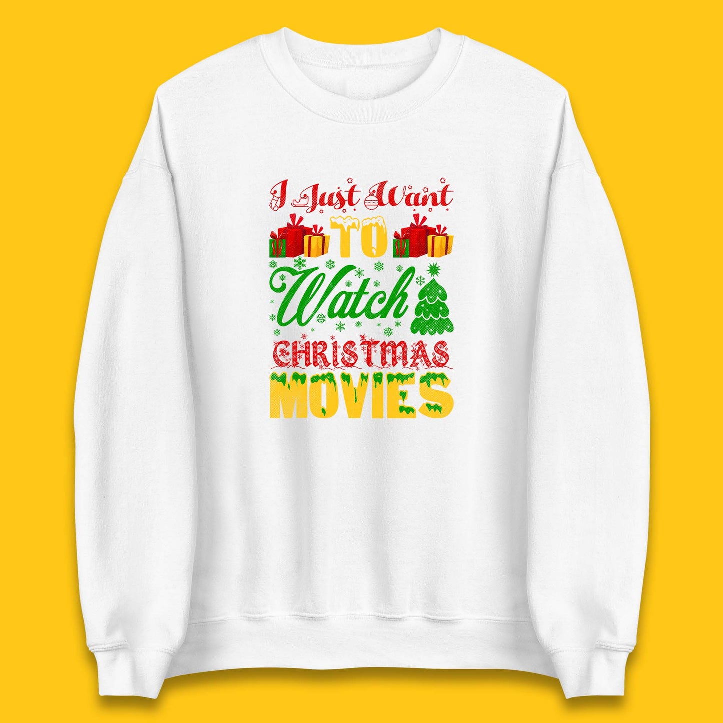 christmas movie sweatshirt