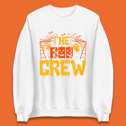 The Boo Crew Halloween Horror Spooky Boo Squad Matching Halloween Costume Unisex Sweatshirt
