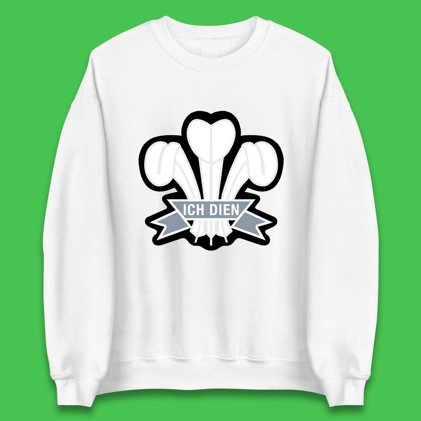 Vintage Wales Rugby Retro Style Wales National Rugby Union Team Welsh Rugby Union Unisex Sweatshirt