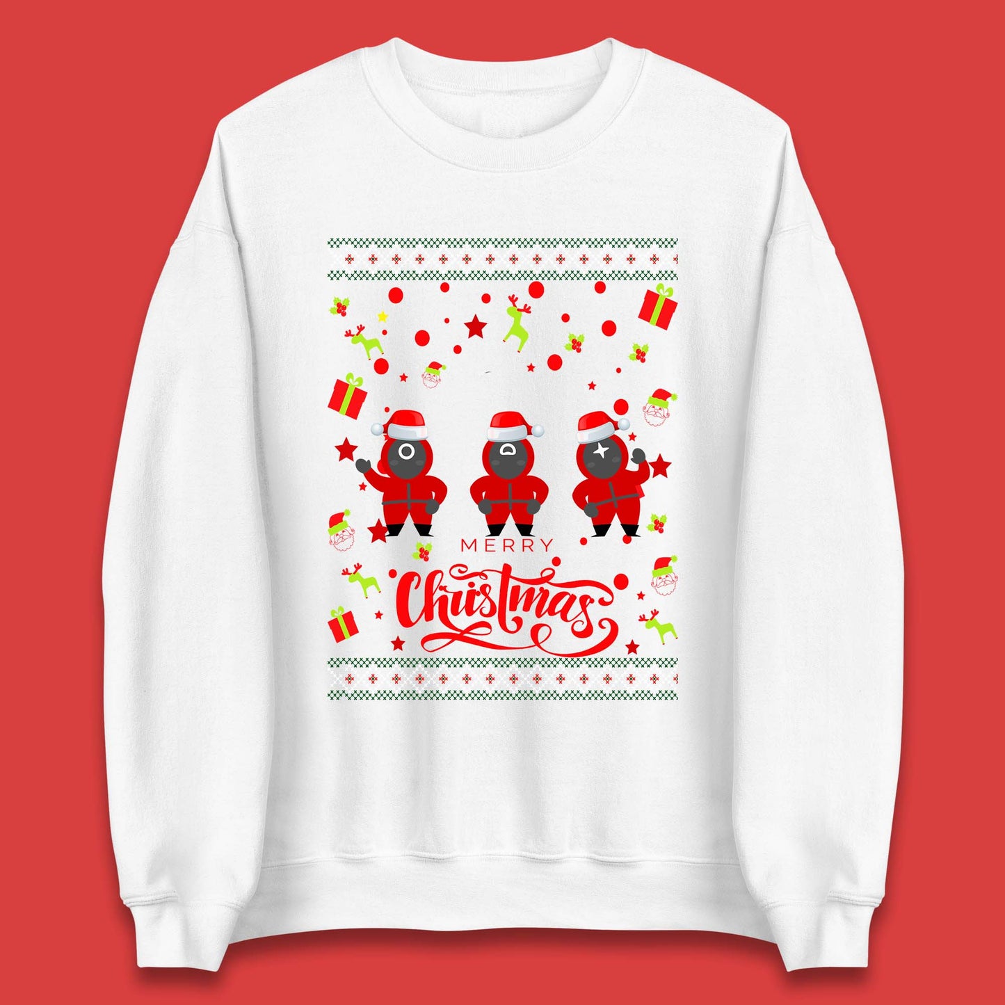 Squid Game Guards Christmas Unisex Sweatshirt