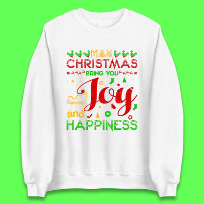may christmas bring you joy and happiness sweatshirt