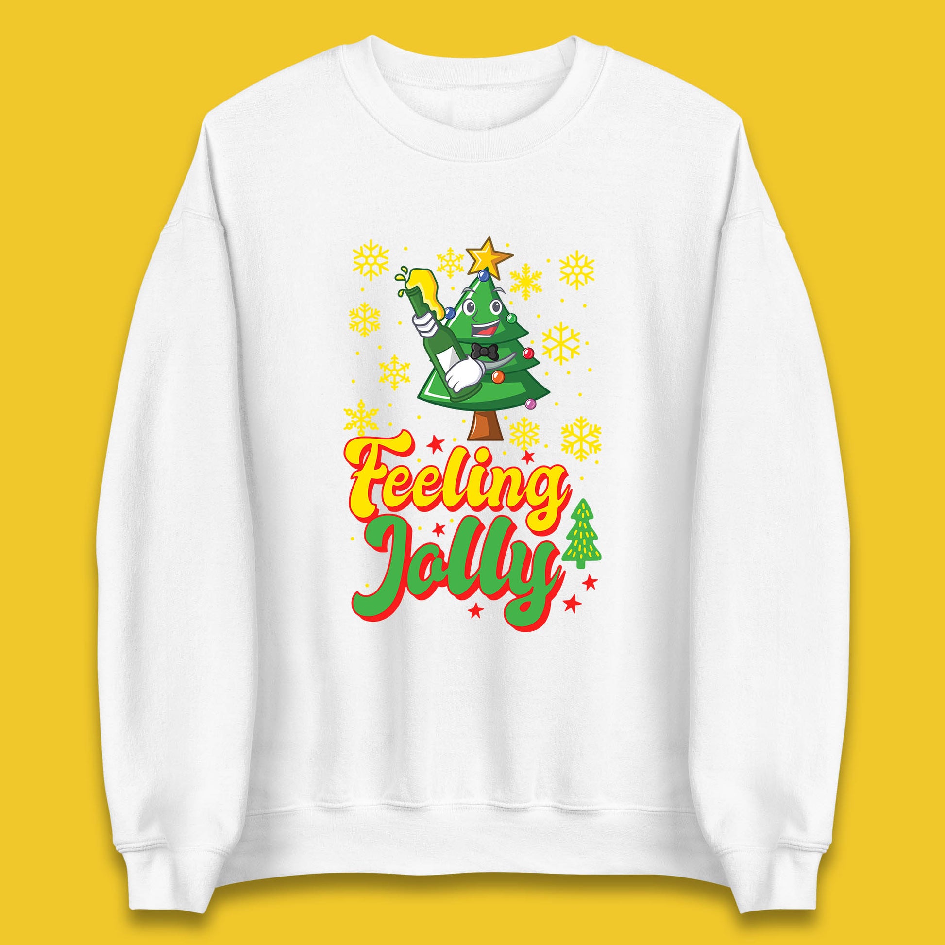 feeling jolly christmas beer sweatshirt