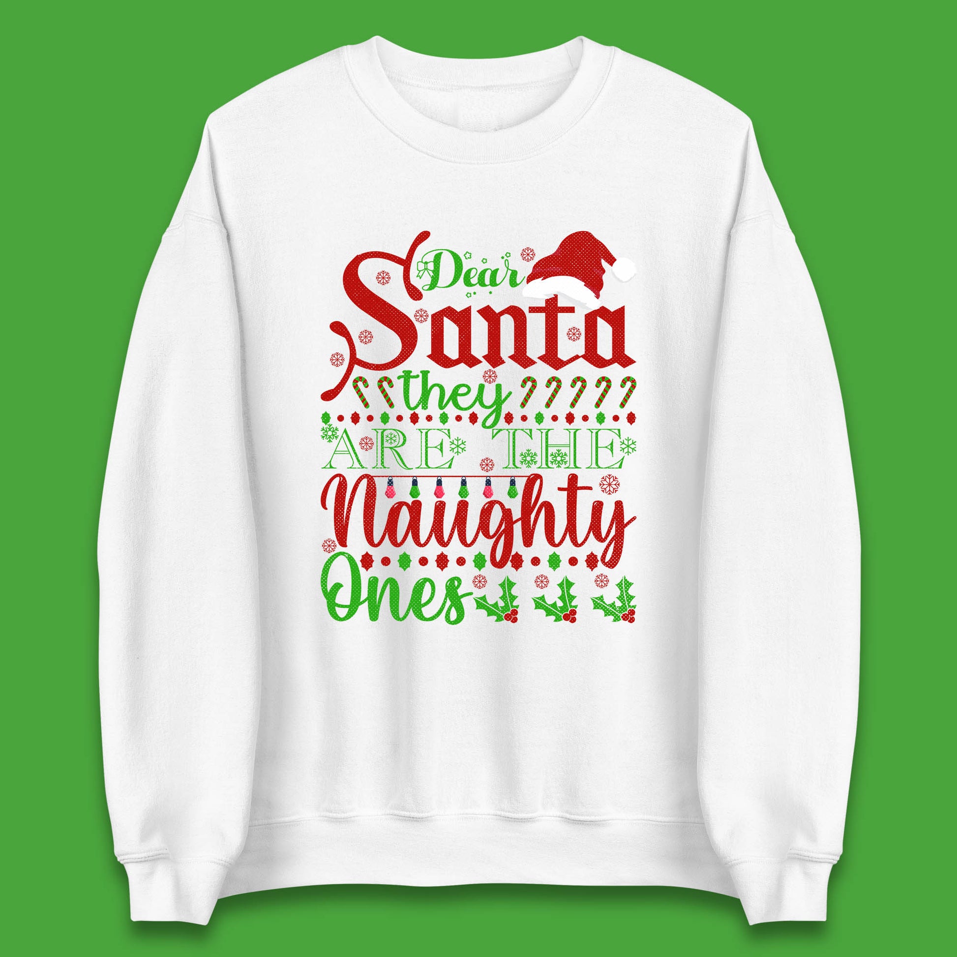 dear santa christmas sweatshirt