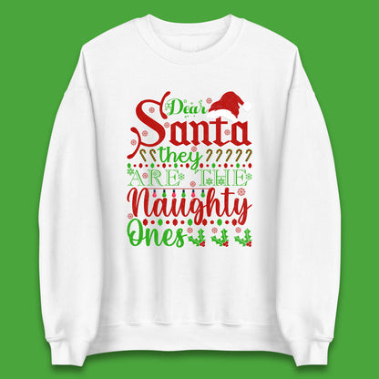 dear santa christmas sweatshirt