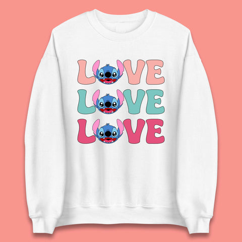 Stitch Love Valentines Unisex Sweatshirt