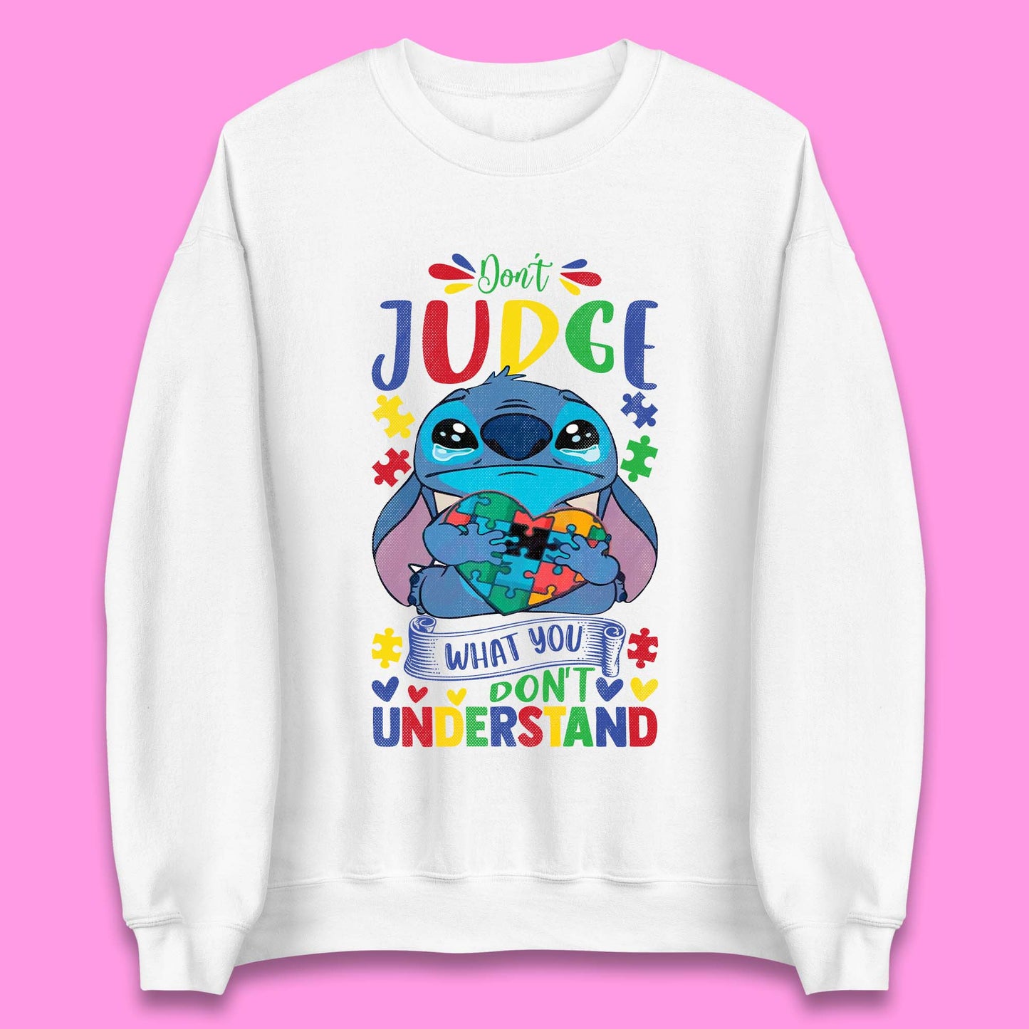 Autism Disney Stitch Unisex Sweatshirt
