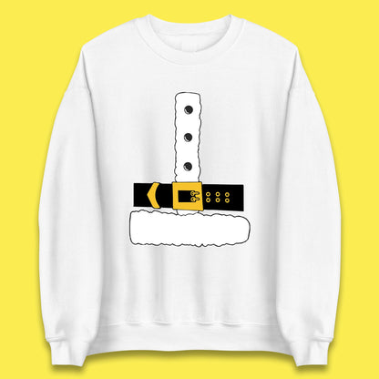 christmas santa claus costume sweatshirt