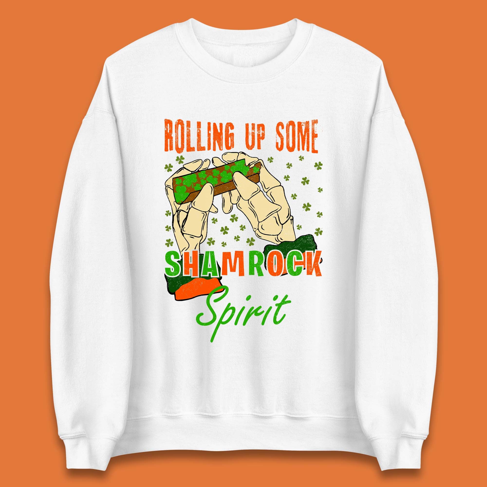 Rolling Up Some Shamrock Spirit Unisex Sweatshirt