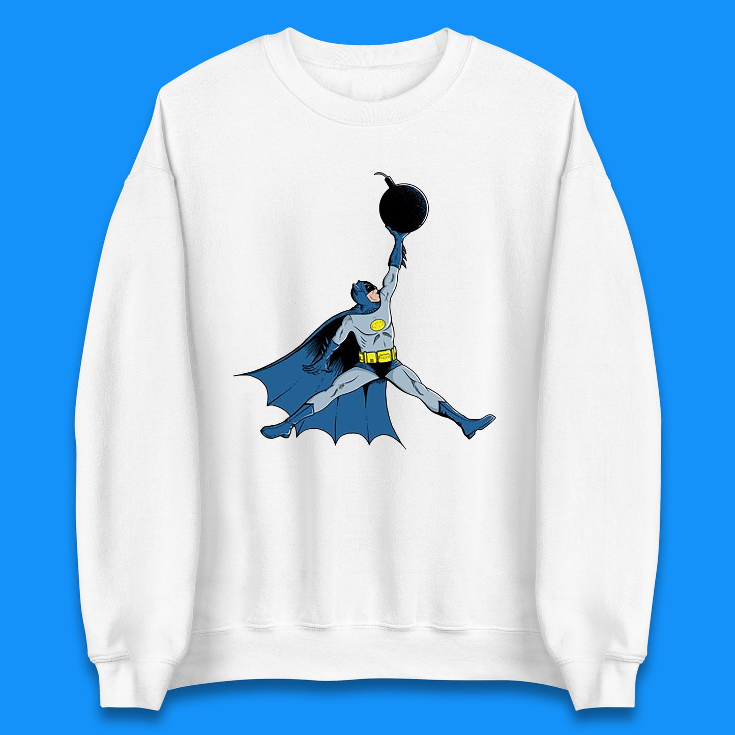 Superhero Batman Jordan Spoof DC Comics Action Adventure Movie Character Unisex Sweatshirt