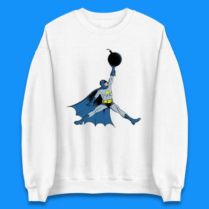 Superhero Batman Jordan Spoof DC Comics Action Adventure Movie Character Unisex Sweatshirt